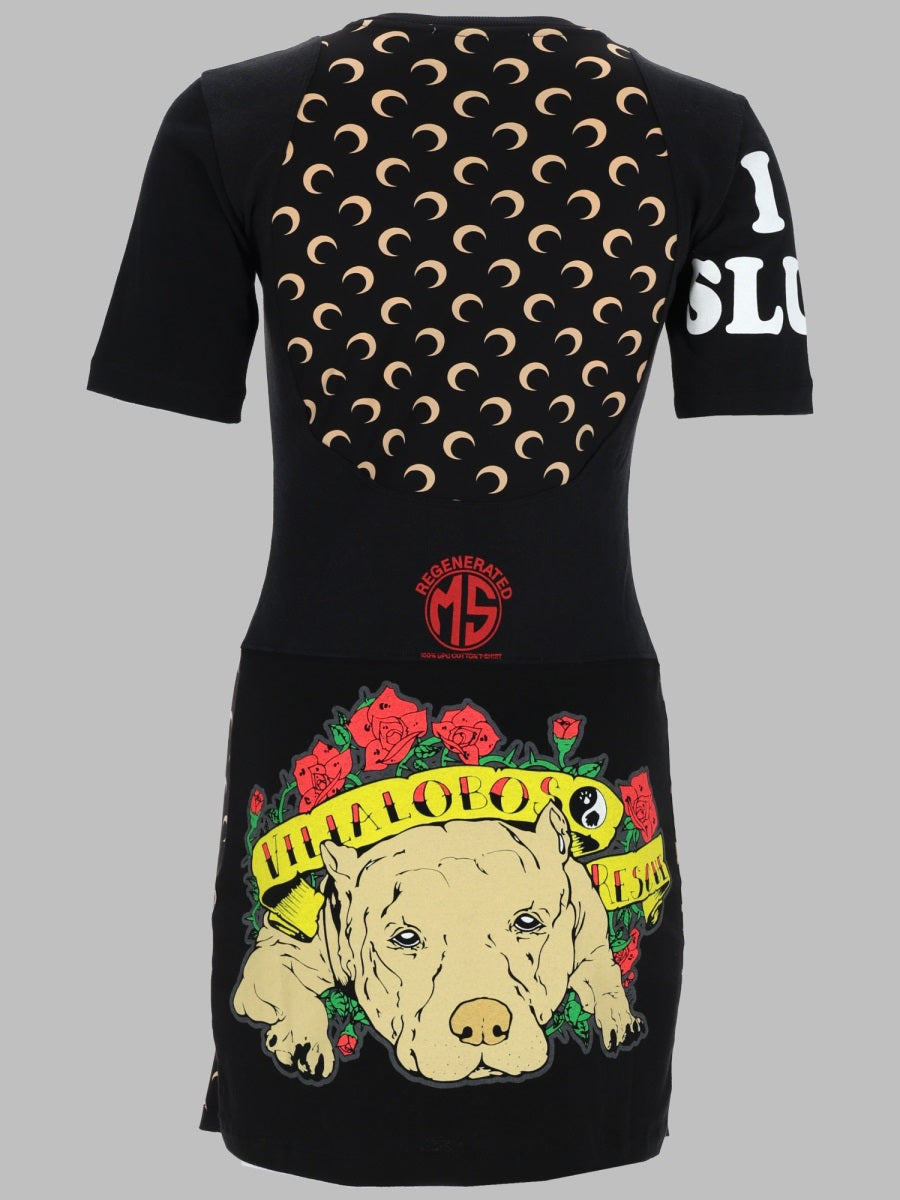 Marine Serre Women Mini Abito "Upcycled"