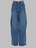 Marine Serre Women Jeans In Denim Di Cotone Organico