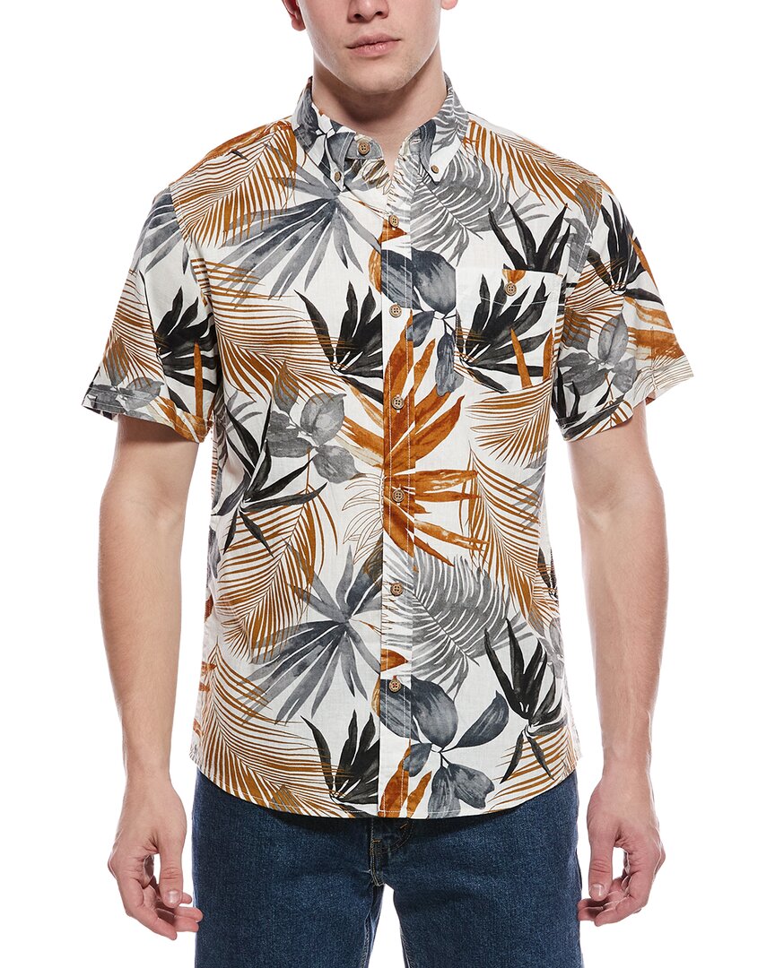 WEATHERPROOF VINTAGE Linen-Blend Shirt