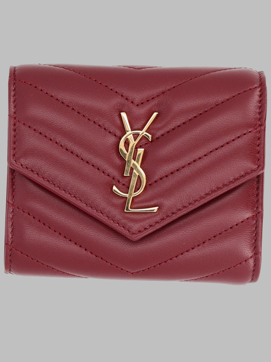 Saint Laurent Women Cassandre Matelassé Multi-Fold Wallet