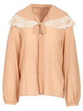 Chloe' Women Shirt With Laces