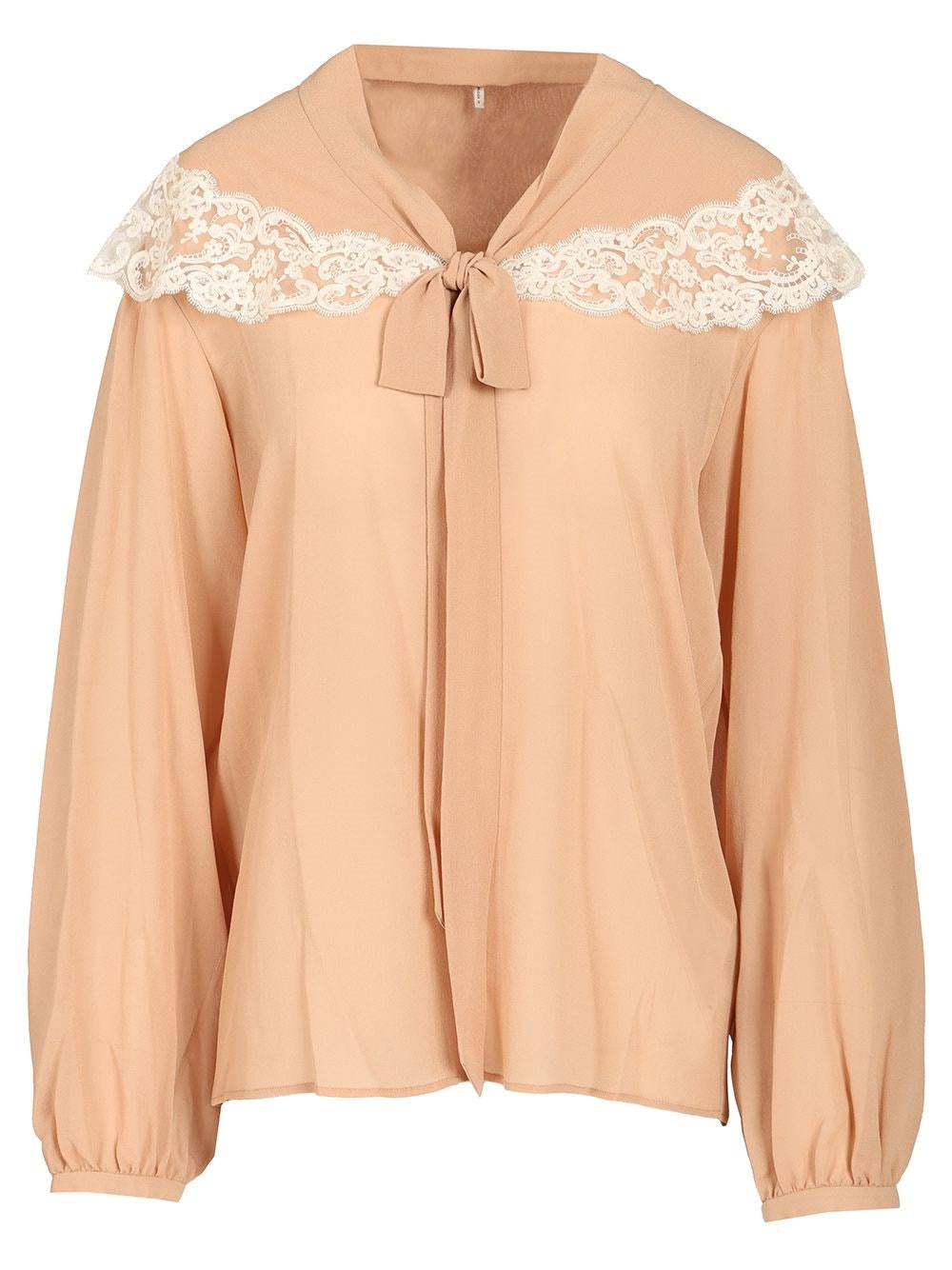 Chloe' Women Shirt With Laces