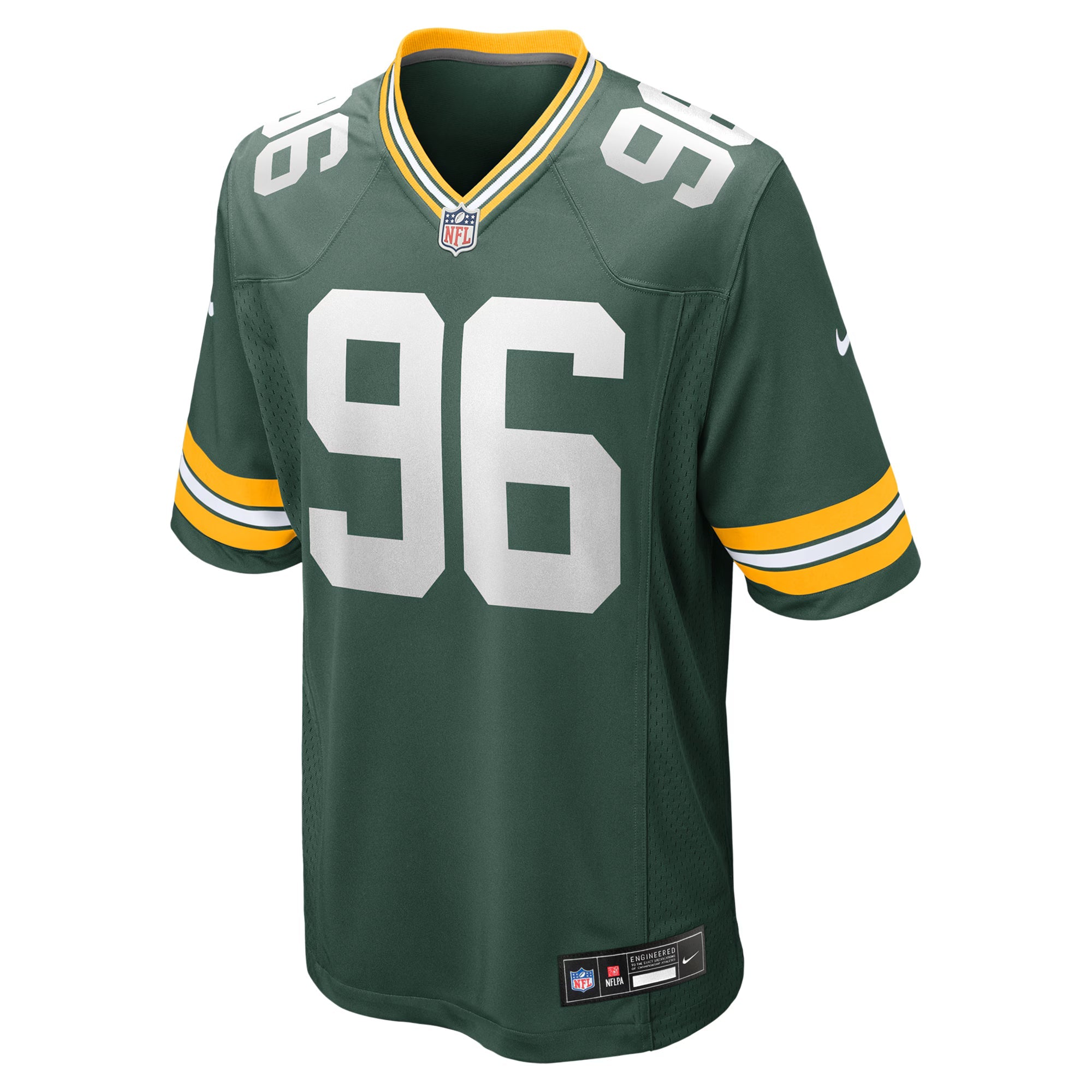 Green Bay Packers Colby Wooden Green Game Jersey