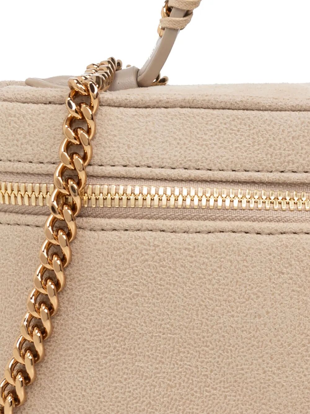 Stella Mccartney Women Gold Chain Falabella Cosmetic Case
