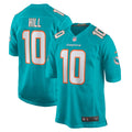 Miami Dolphins Tyreek Hill Aqua Game Jersey
