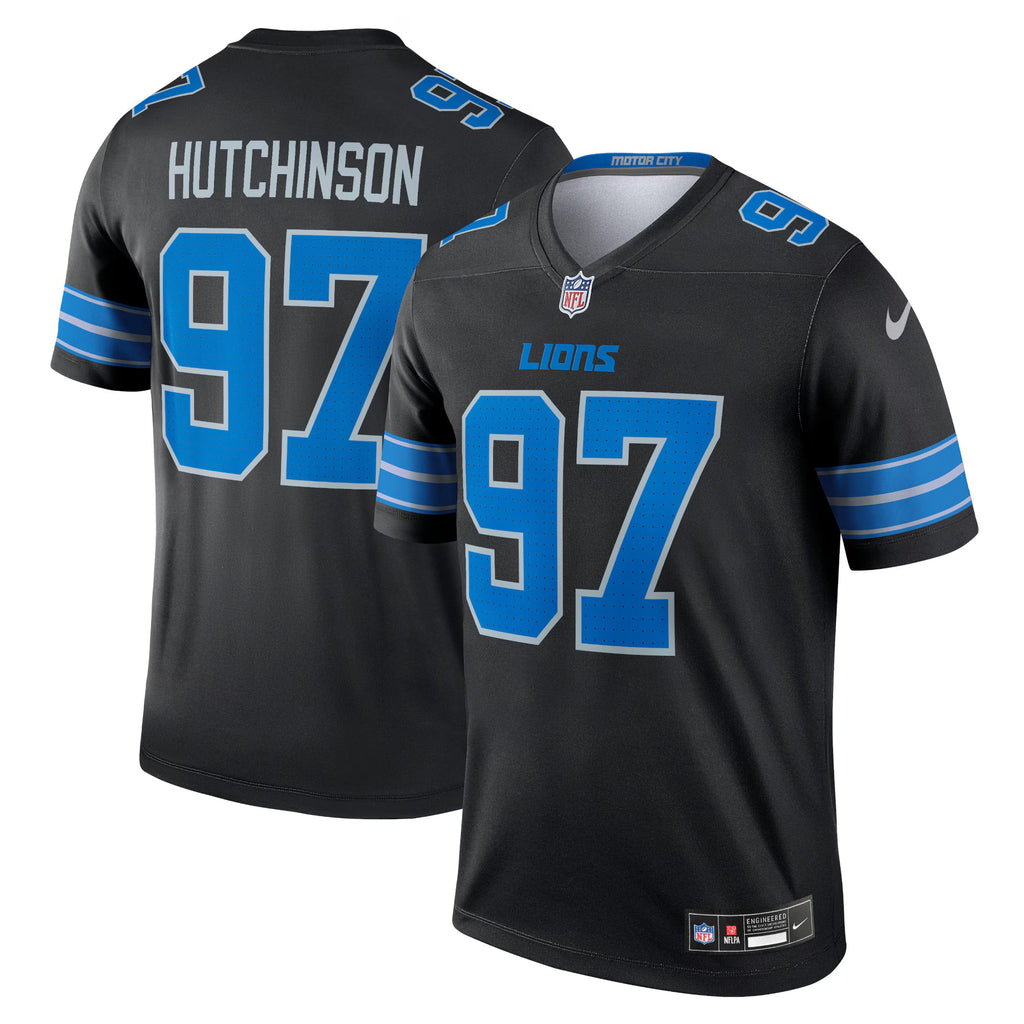 Detroit Lions Aidan Hutchinson Black Legend Player Performance Top