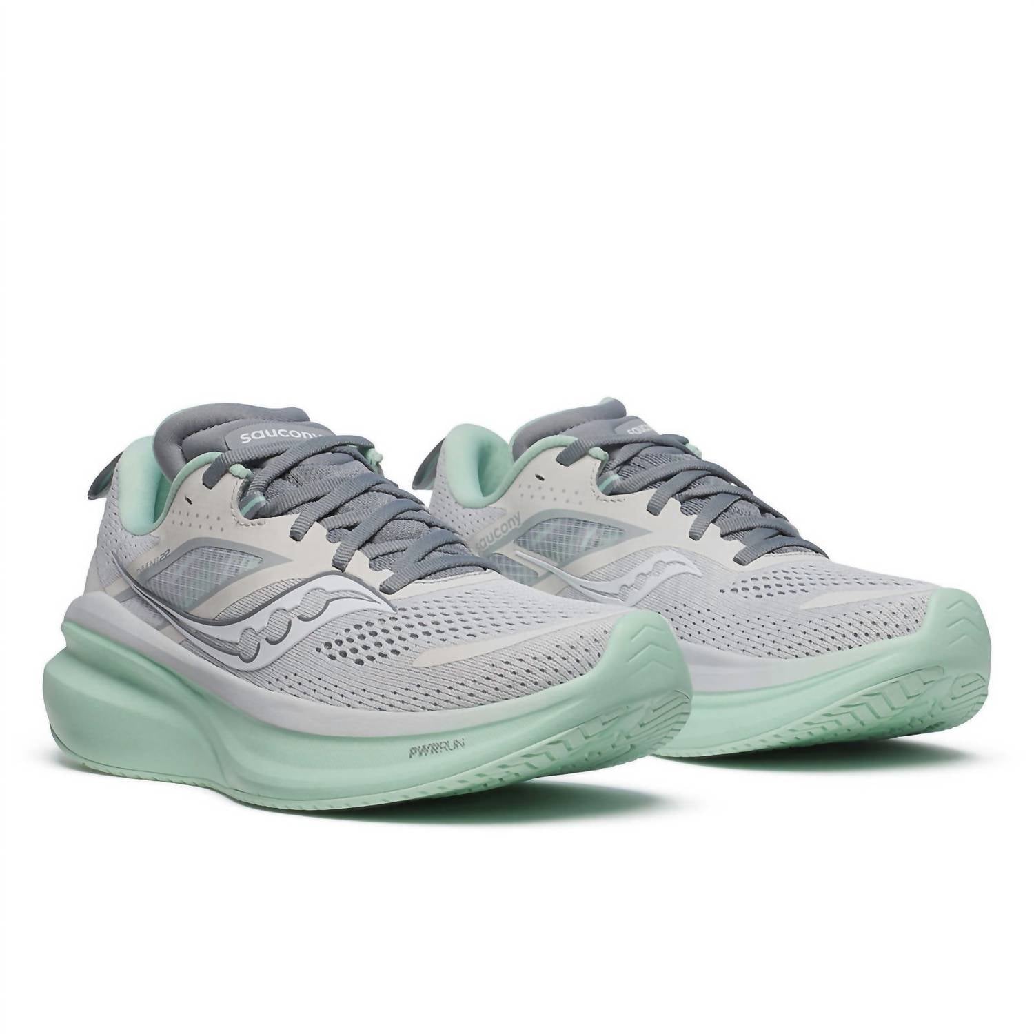 Women's Omni 22 Running Shoe In Gray/ Mint