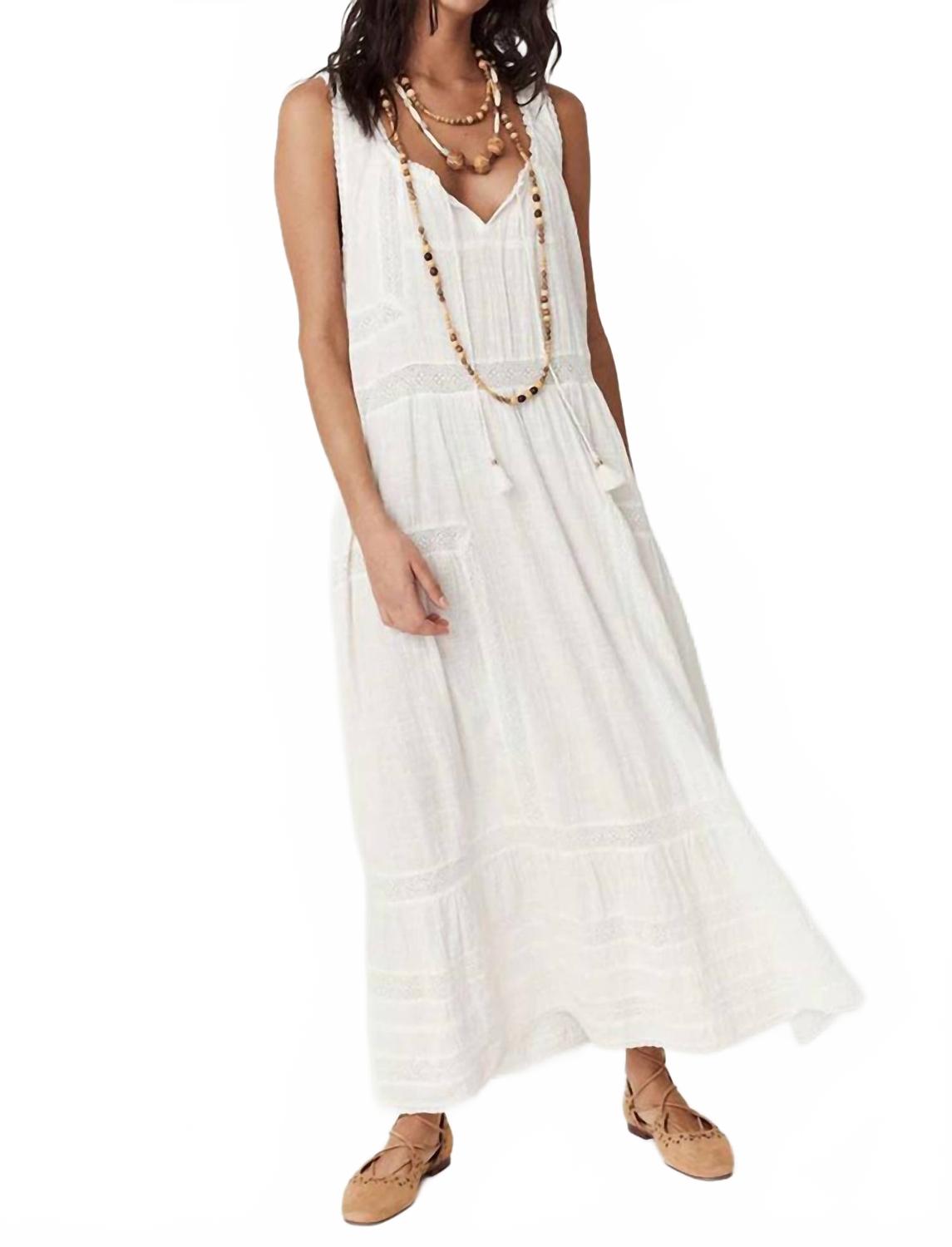 Serendipity Lace Sundress In Jasmine