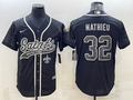 Men's New Orleans Saints Tyrann Mathieu #32 Black RFLCTV Limited Jersey1 Joint Edition