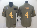Men's Las Vegas Raiders Derek Carr #4 Brown Player Game Jersey1