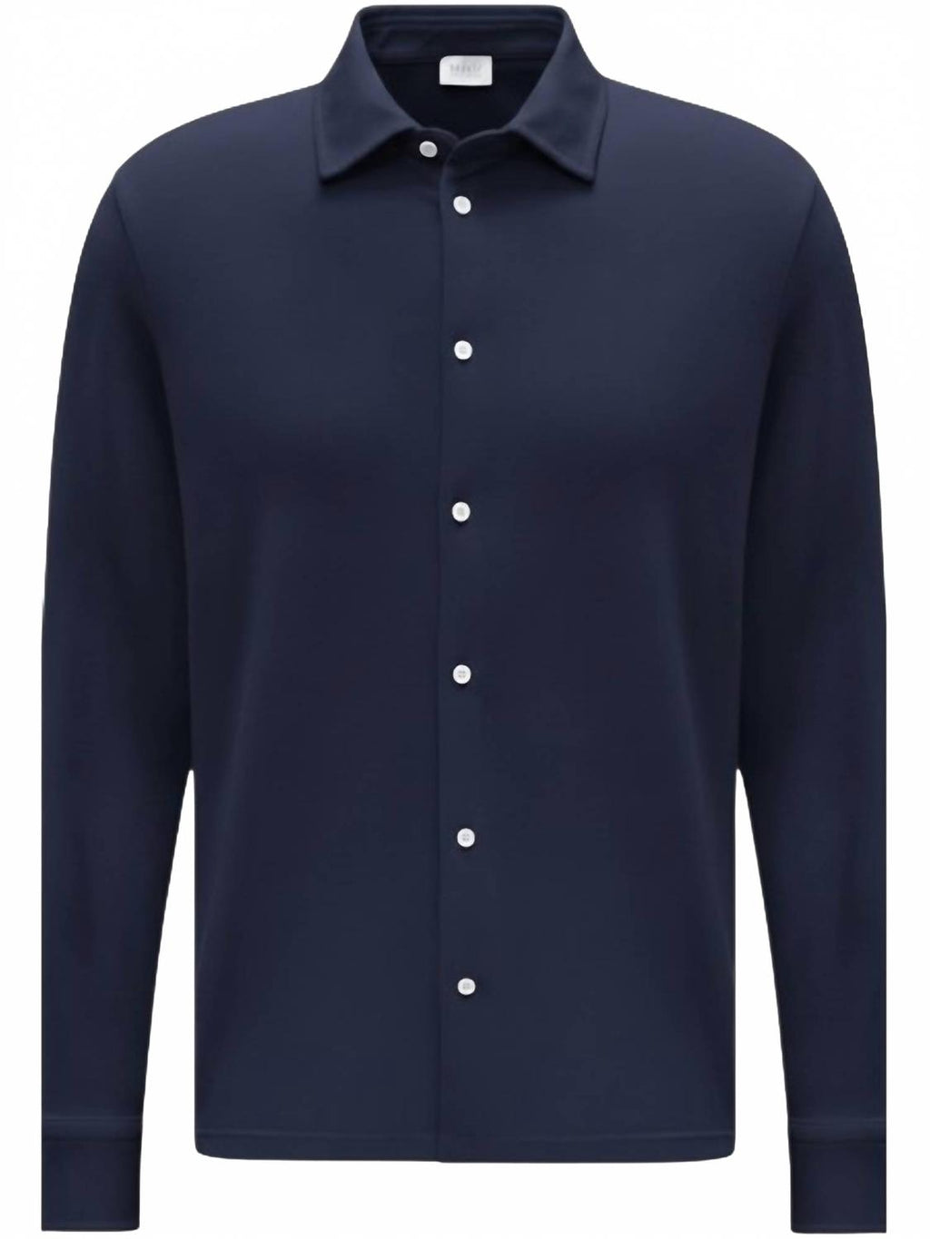 Men's Pique Long Sleeve Tee In Navy