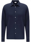 Men's Pique Long Sleeve Tee In Navy