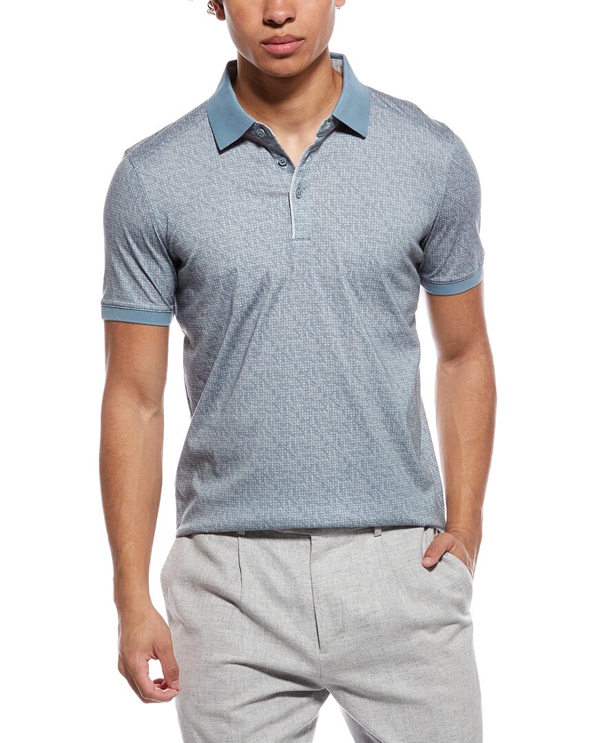 Raffi Brushed Dot Polo Shirt