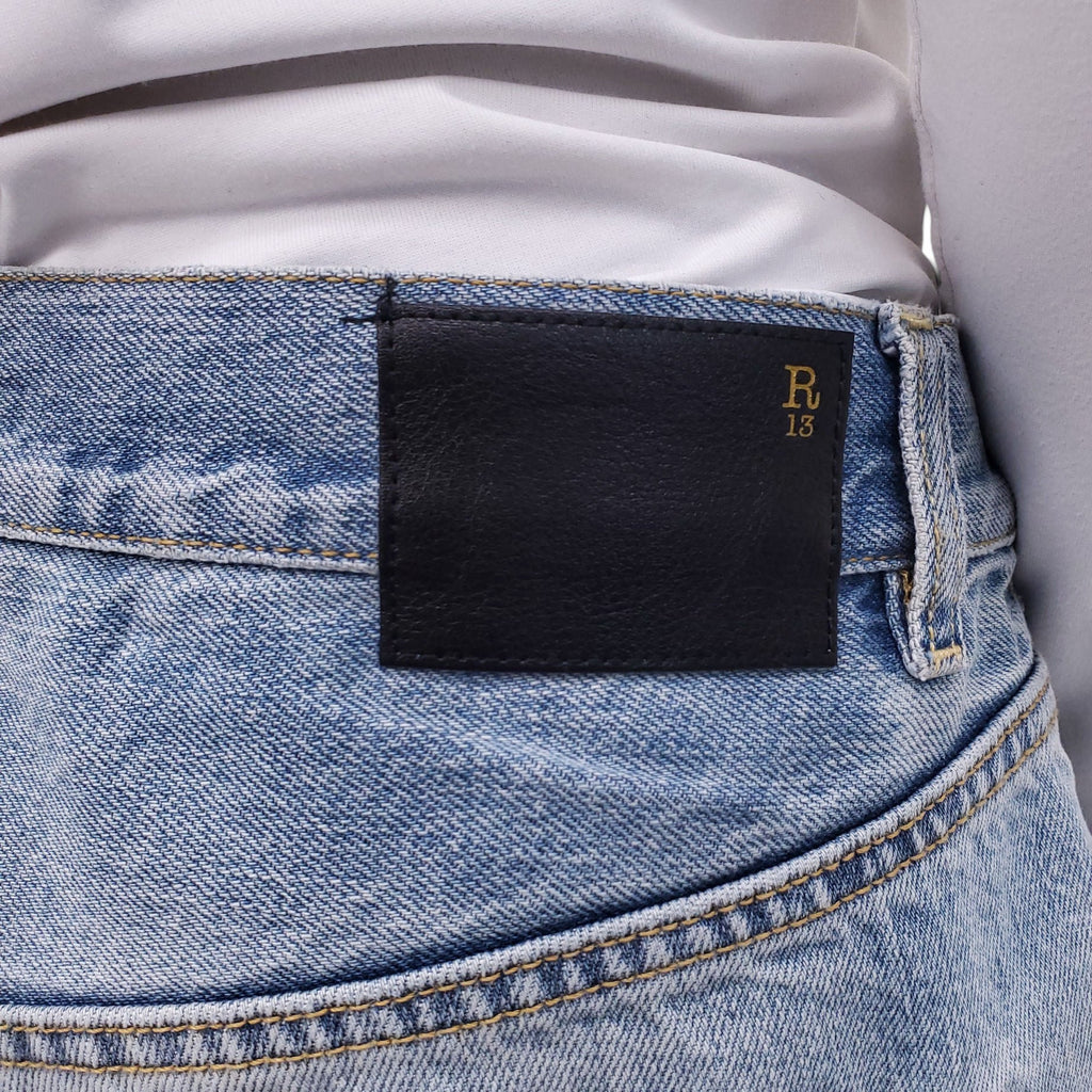 R13 'TAILORED DROP' JEANS - SIZE 30