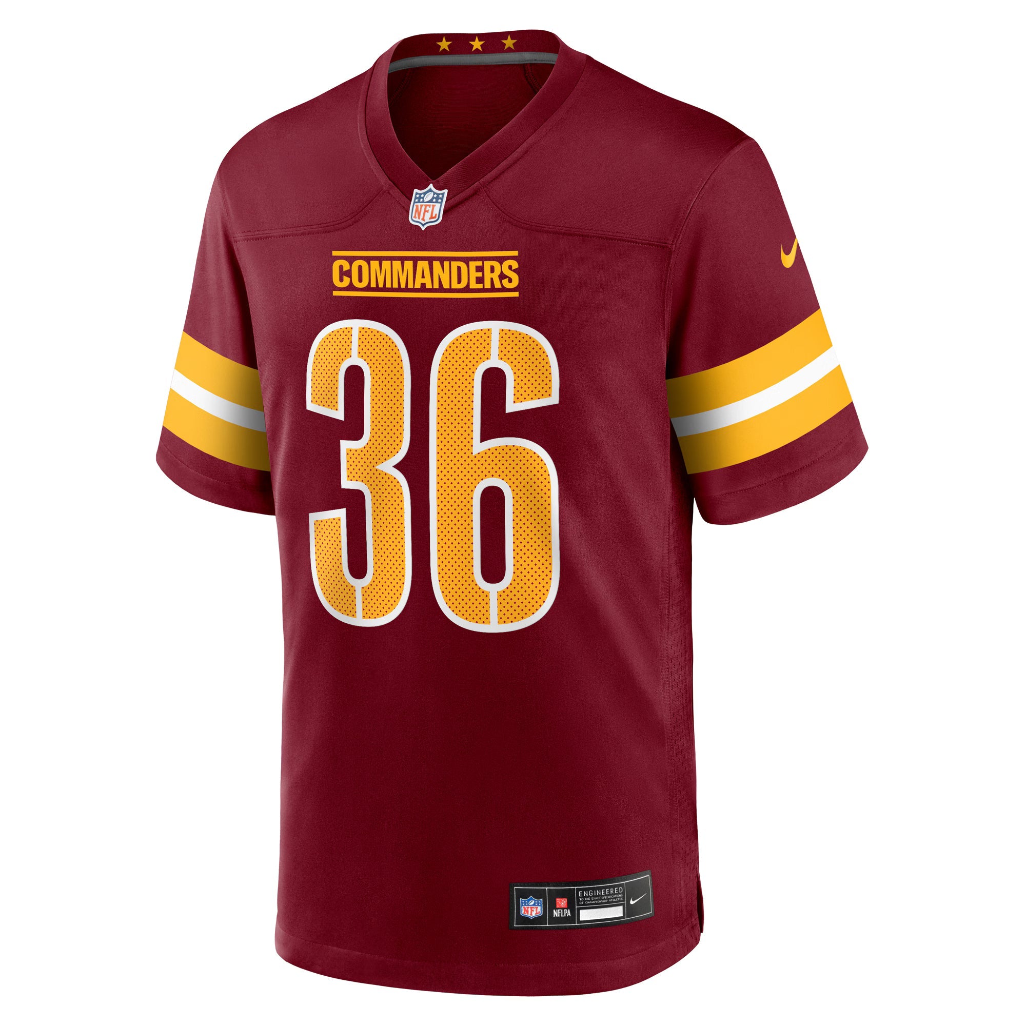 Washington Commanders Chris Rodriguez Jr. Burgundy Team Game Jersey