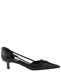 Prada Women Open-Side Leather Pumps