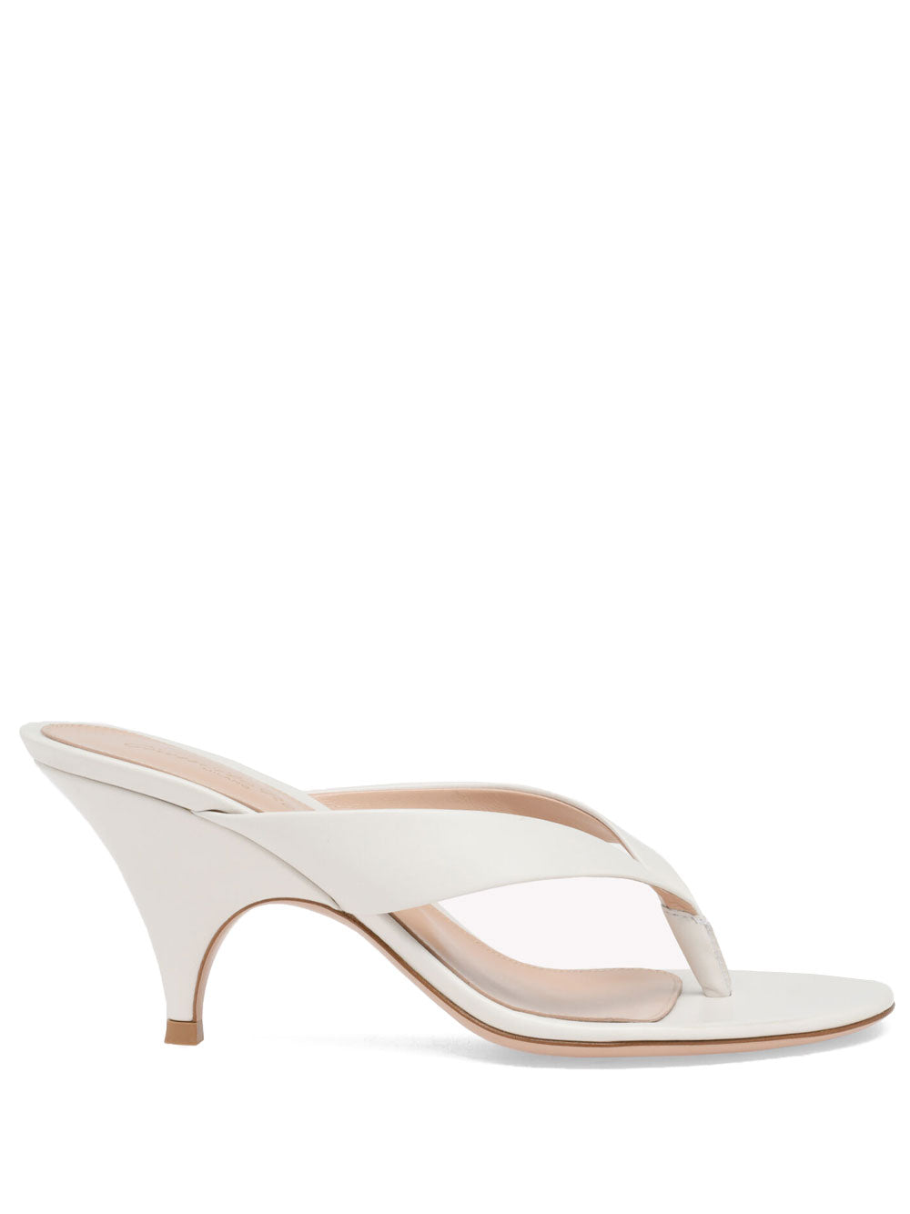 Gianvito Rossi Women Sofia Thong 70 Leather Sandals