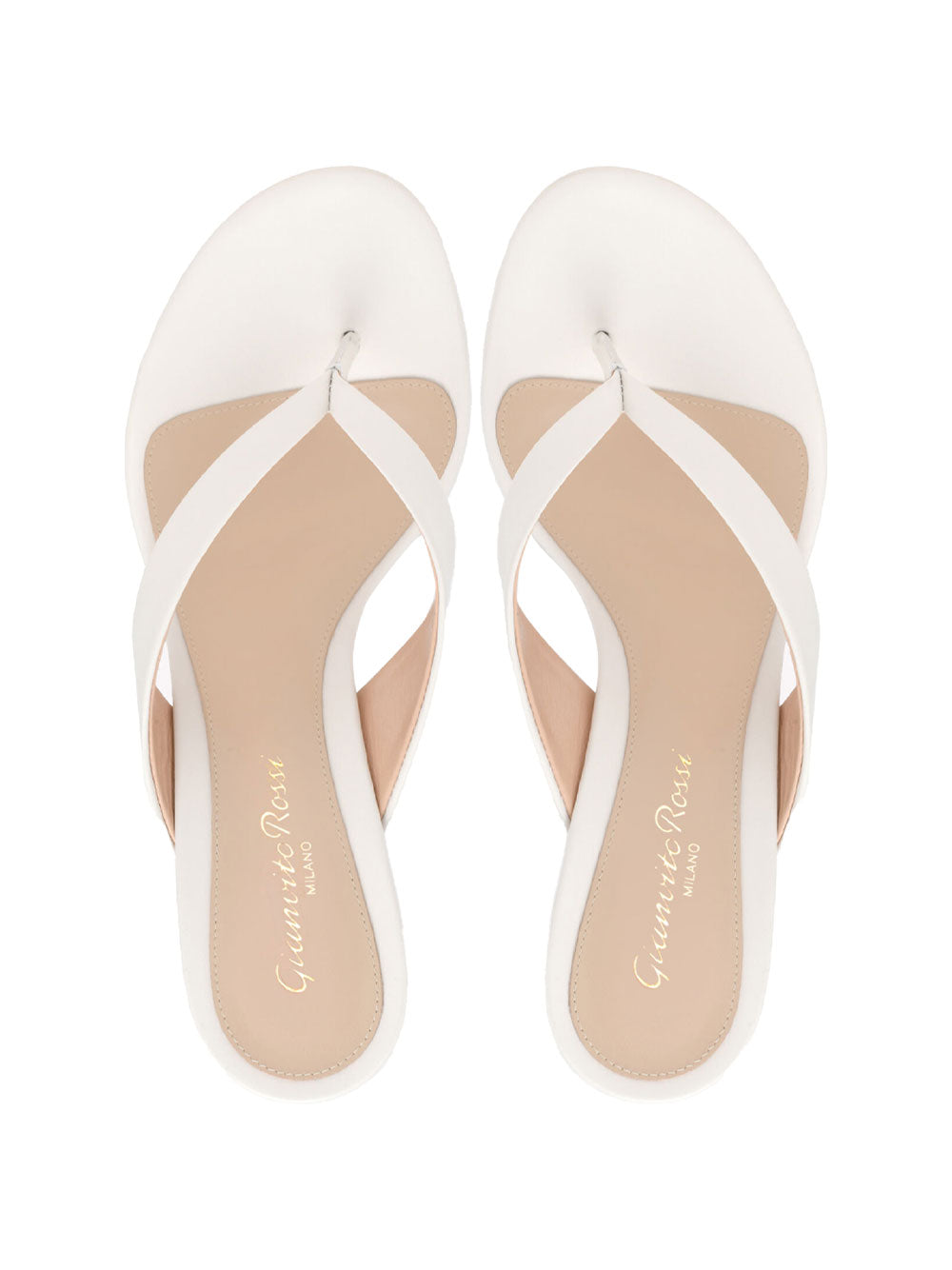 Gianvito Rossi Women Sofia Thong 70 Leather Sandals