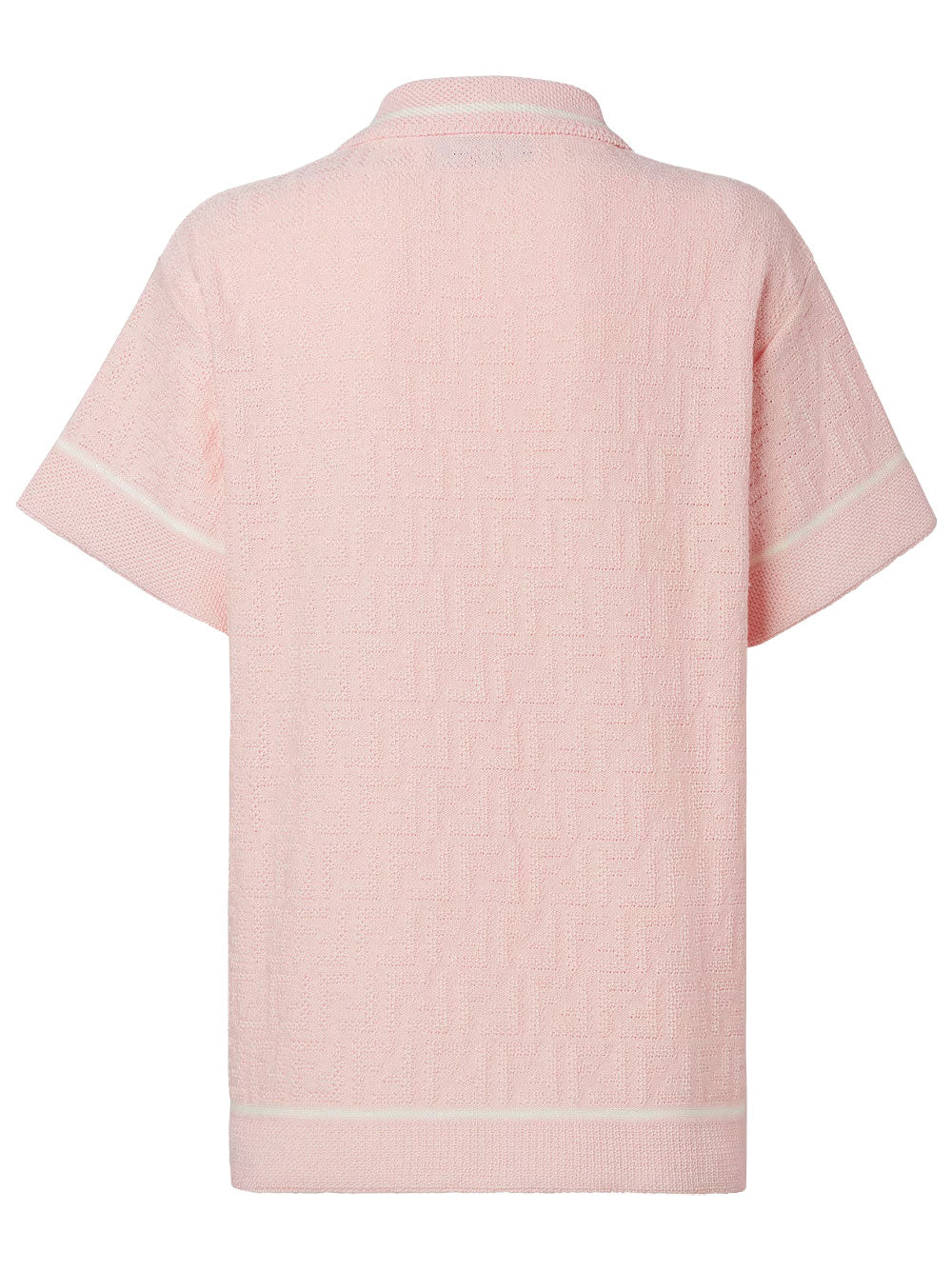 Fendi Women Ff Crochet Polo Shirt