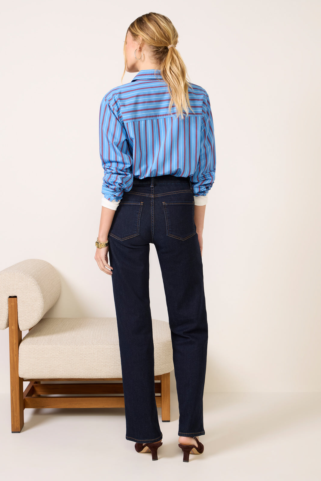 Women's Charlotte Wide Leg w Patch Pockets Jean