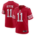 San Francisco 49ers Brandon Aiyuk Scarlet Team Player Game Jersey