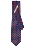 Ferragamo Men Gancini Print Silk Tie