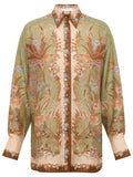 Zimmermann Women Indra Relaxed Silk Shirt