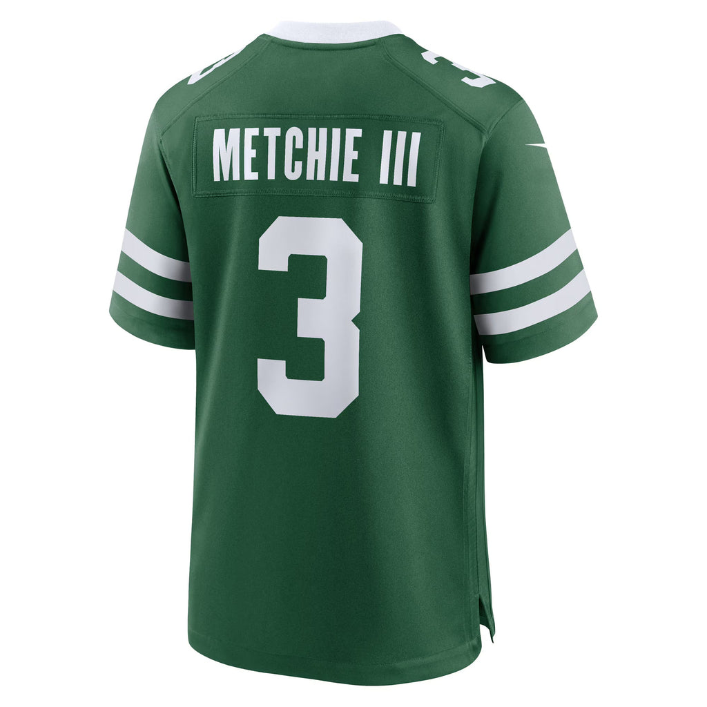 New York Jets John Metchie III Legacy Green Team Game Jersey