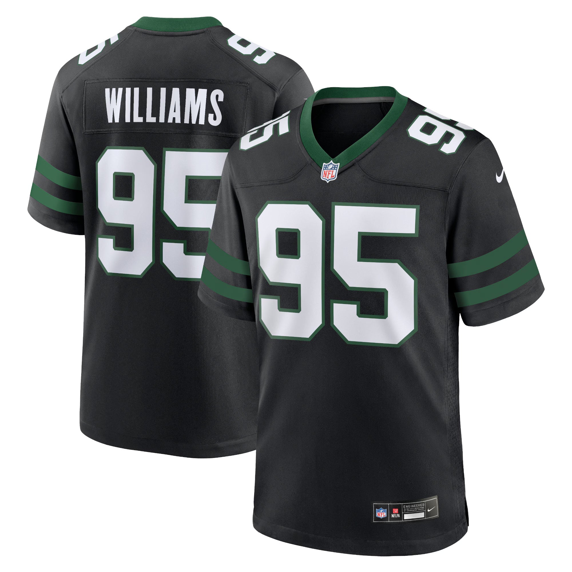 New York Jets Quinnen Williams Legacy Black Alternate Game Jersey