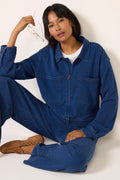 Women's Heritage Knit Denim Jacket