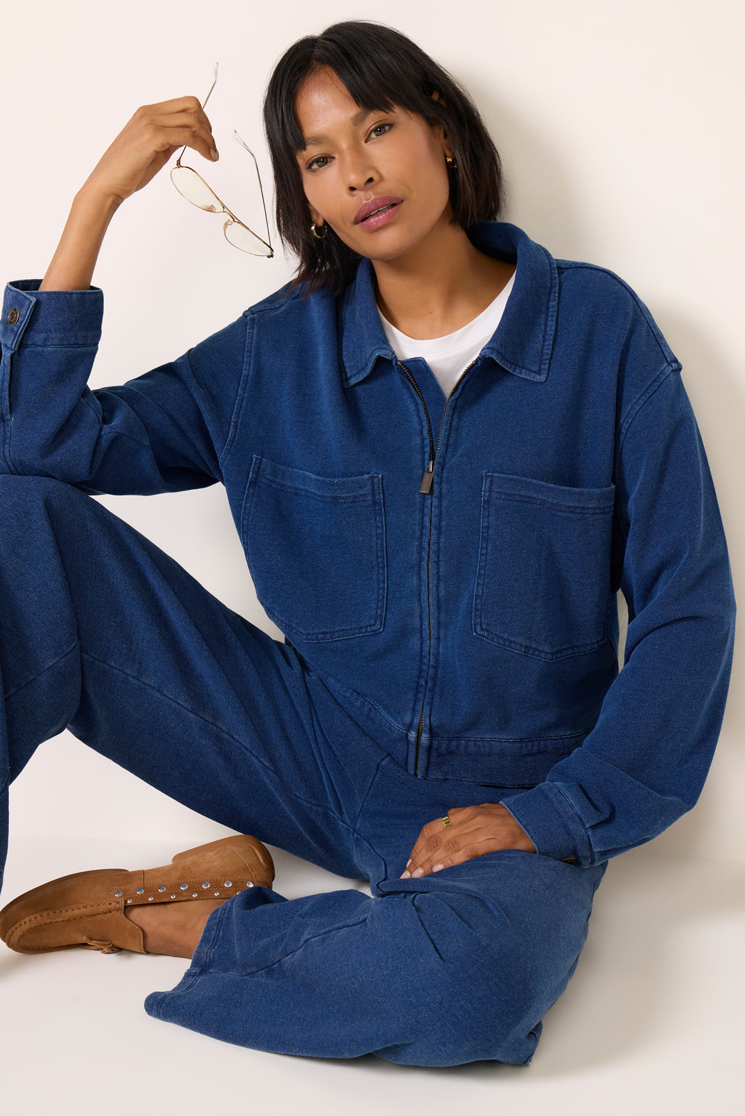 Women's Heritage Knit Denim Jacket