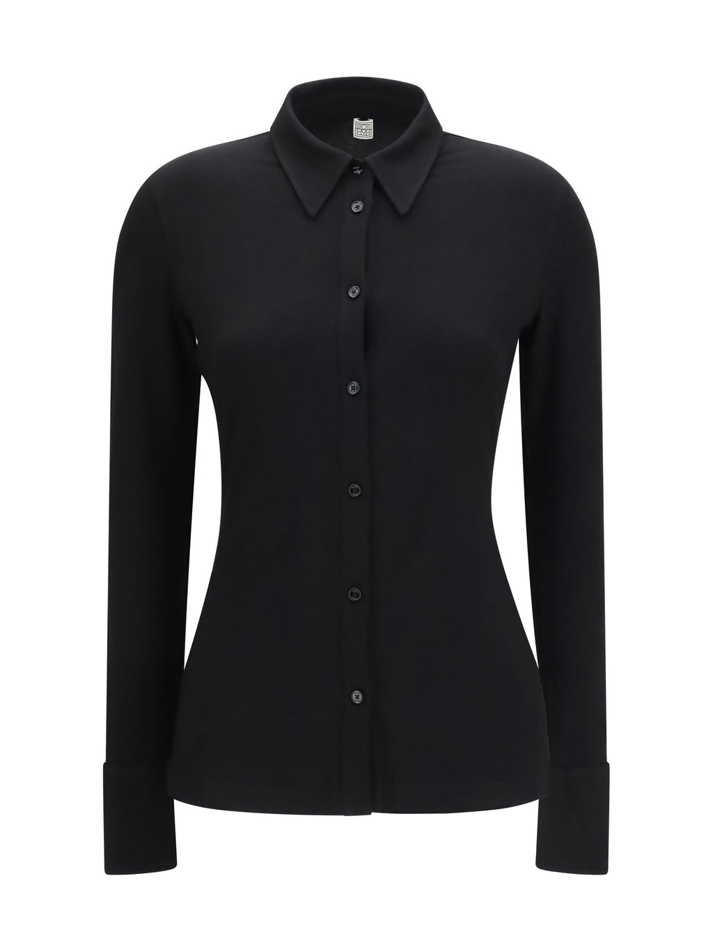 Toteme Women Viscose Shirt With High Cuffs