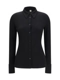 Toteme Women Viscose Shirt With High Cuffs