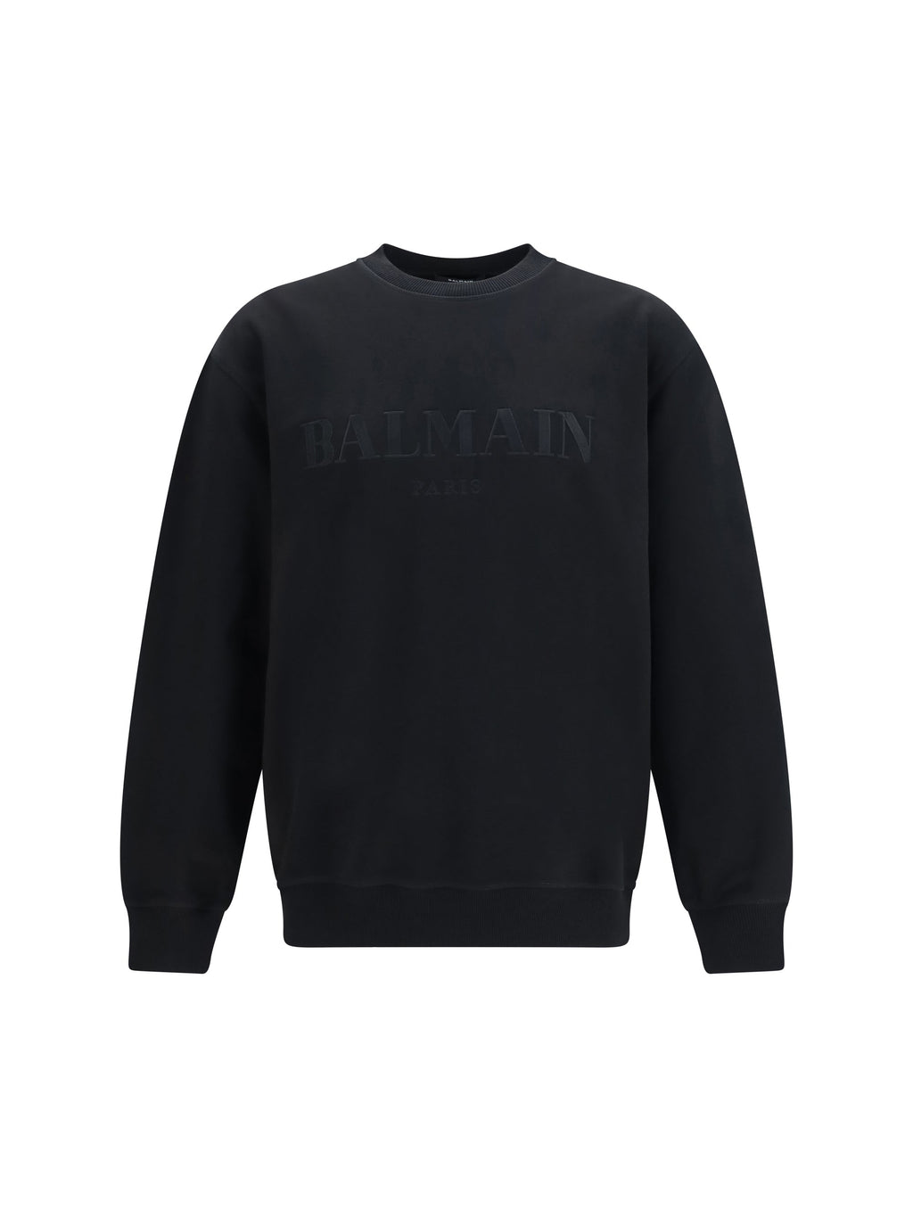 Balmain Men Vintage Embroidered Logo Sweatshirt
