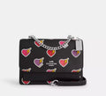 NWT Coach Klare Crossbody Bag with Heart bolt Print