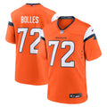 Denver Broncos Garett Bolles Orange Team Game Jersey