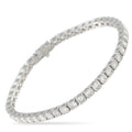 LB Exclusive 18K White Gold 9.26ct Diamond Tennis Bracelet MF05-041526