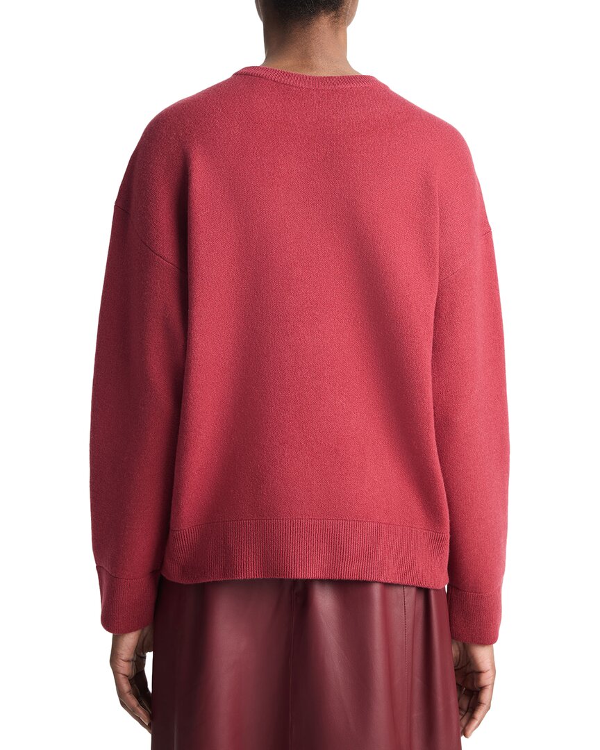 Vince Structured Crewneck Wool-Blend Pullover