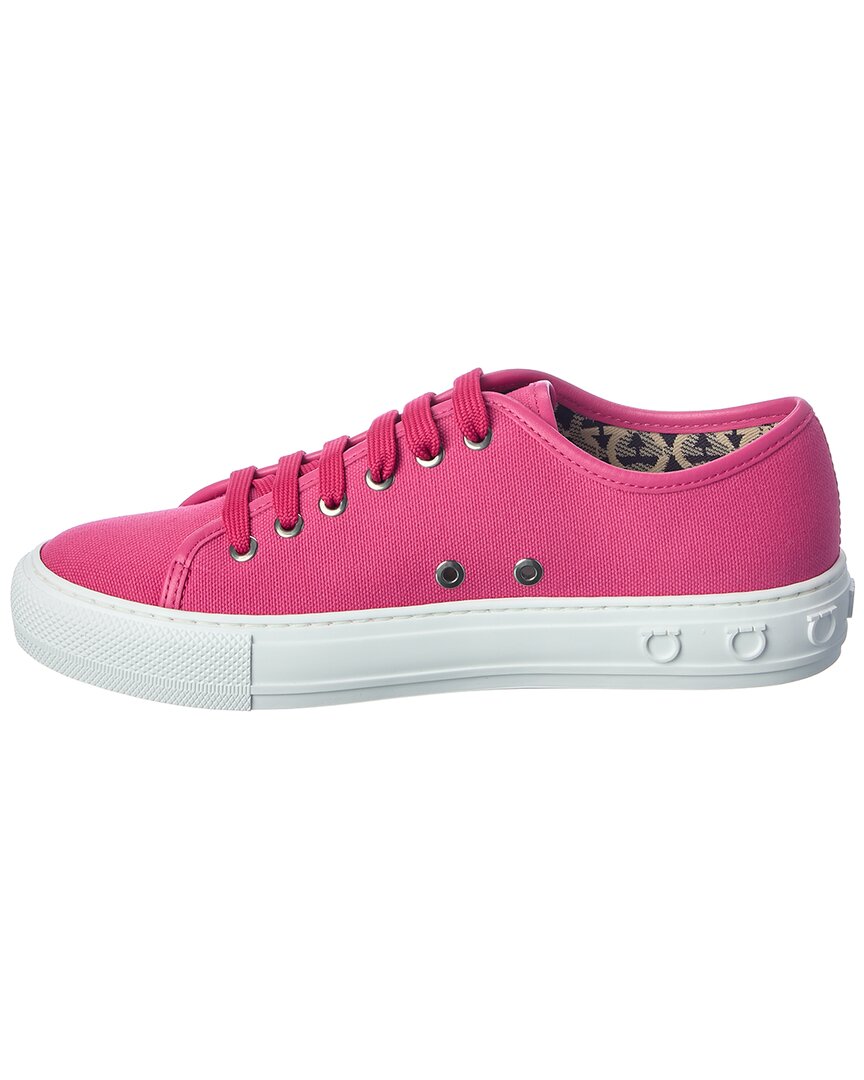 Ferragamo Mediterr Eco Canvas Sneaker