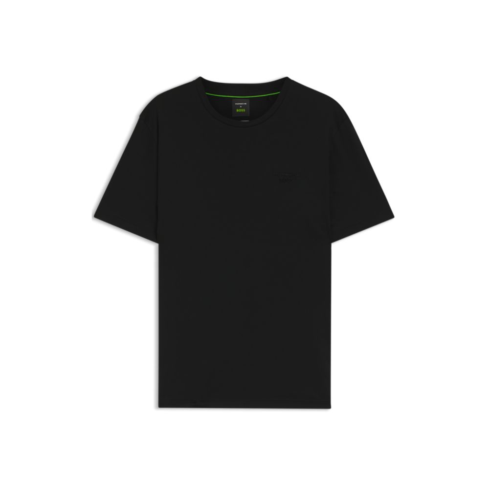 Porsche x  mercerized-cotton T-shirt with reflective branding