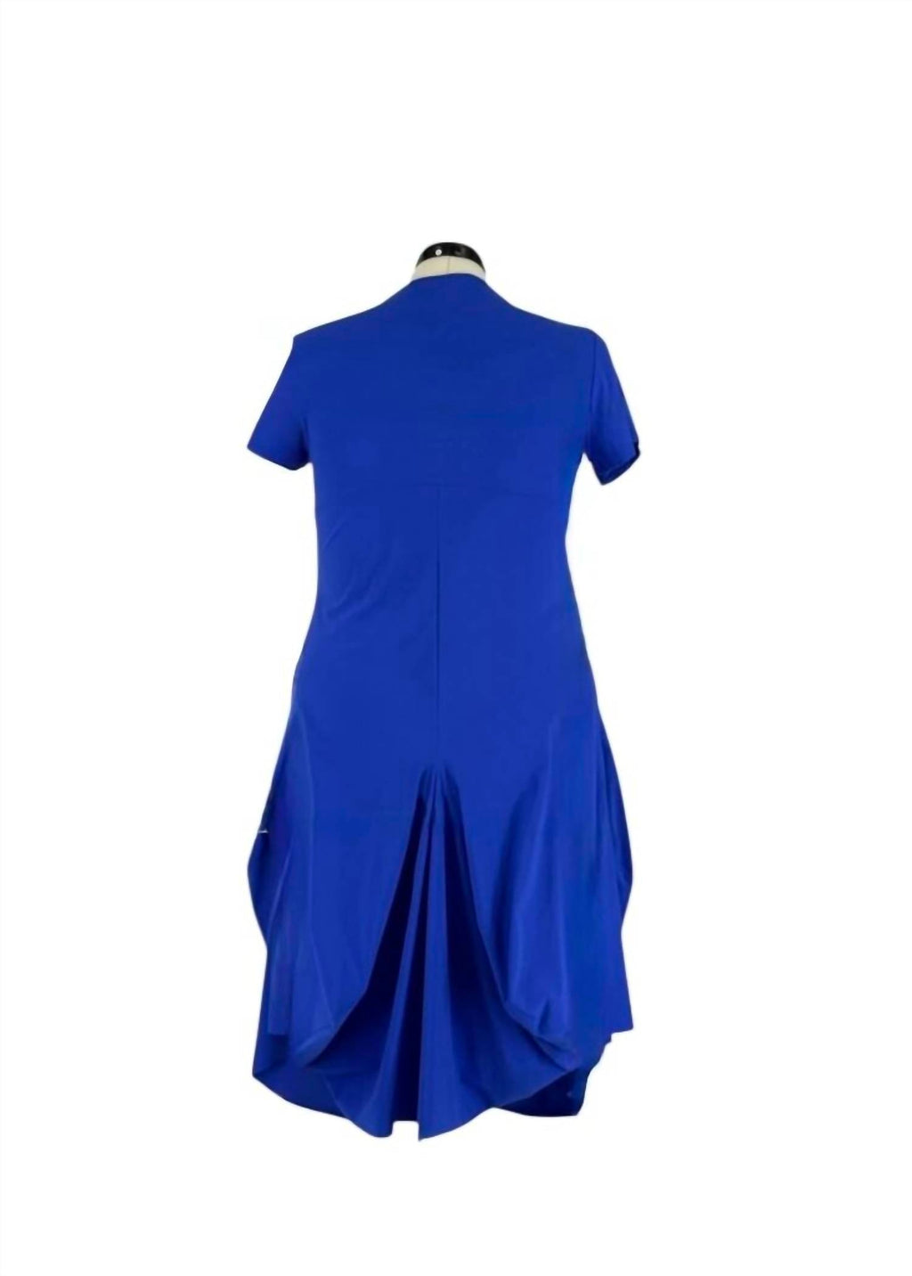 Tulip Skirt Midi Dress In Blue