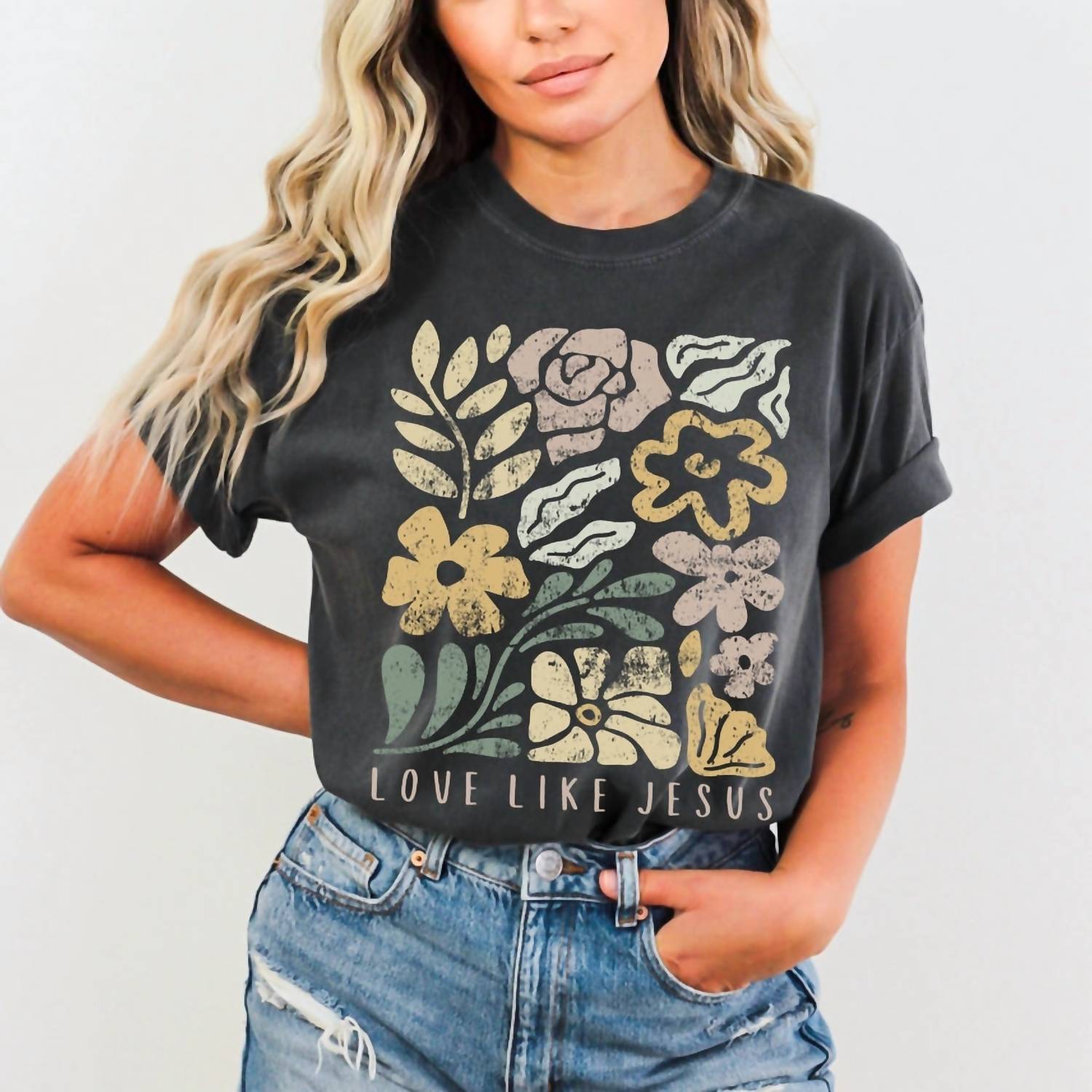 Love Like Jesus Tees In Multi