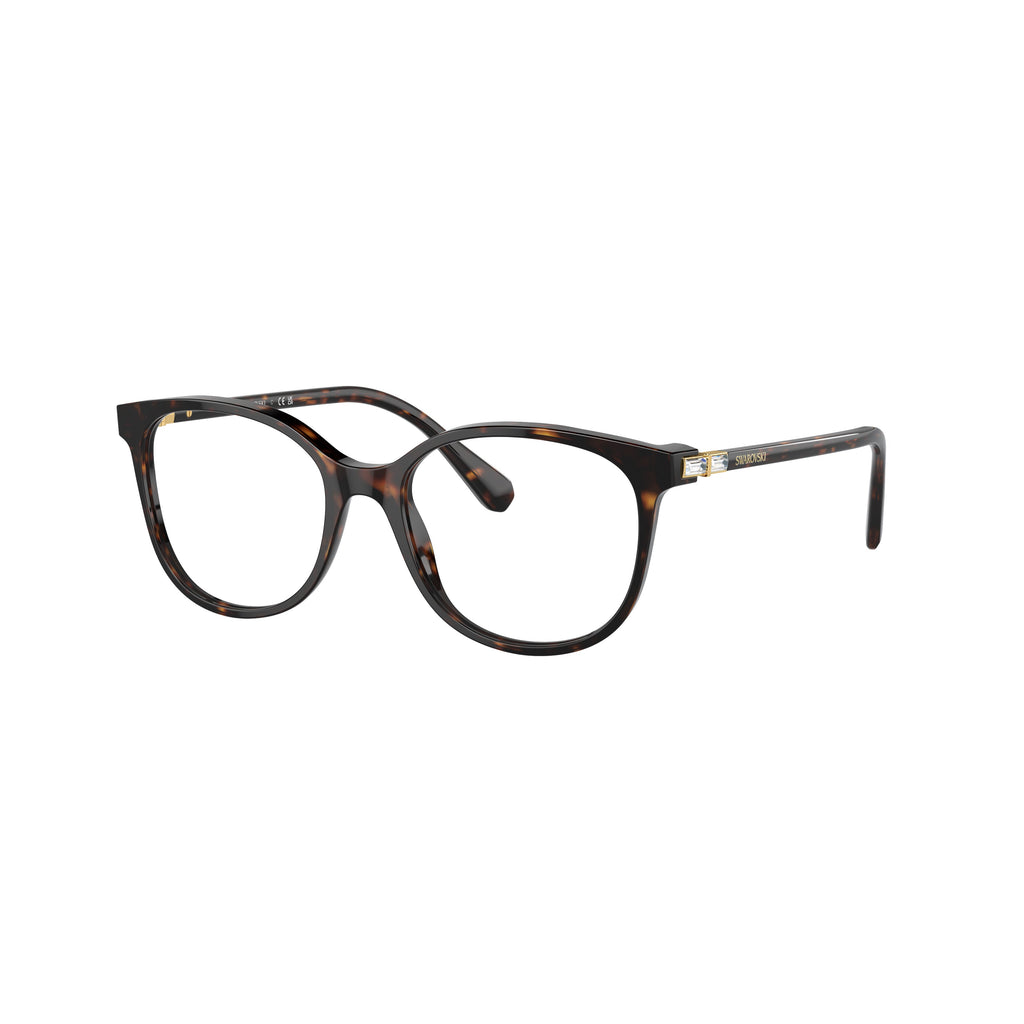 0Sk2002 Rounded Tortoiseshell Acetate Sunglasses with Cat-Eye Detail
