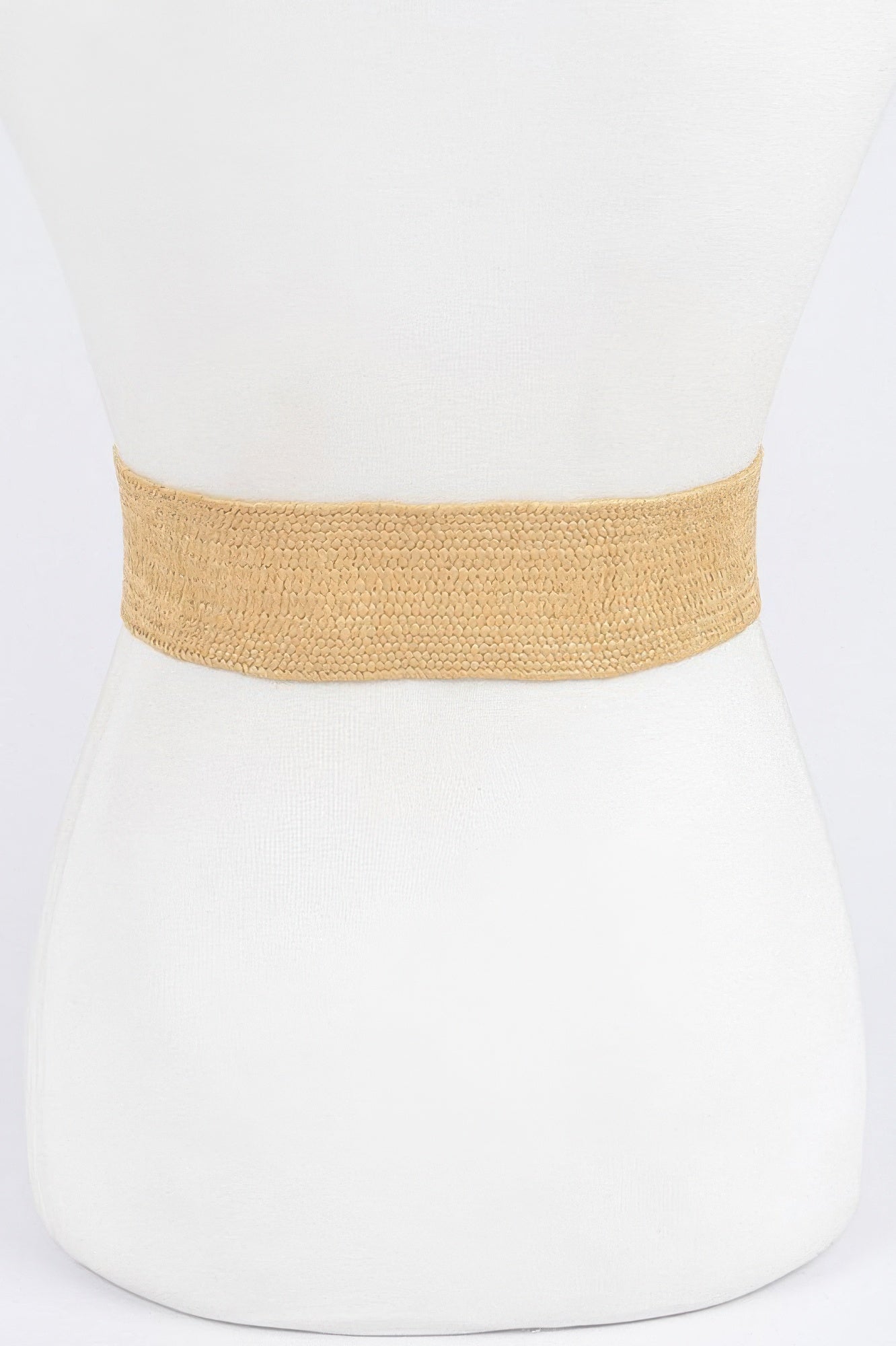Metal Buckle Stretch Waist Belt