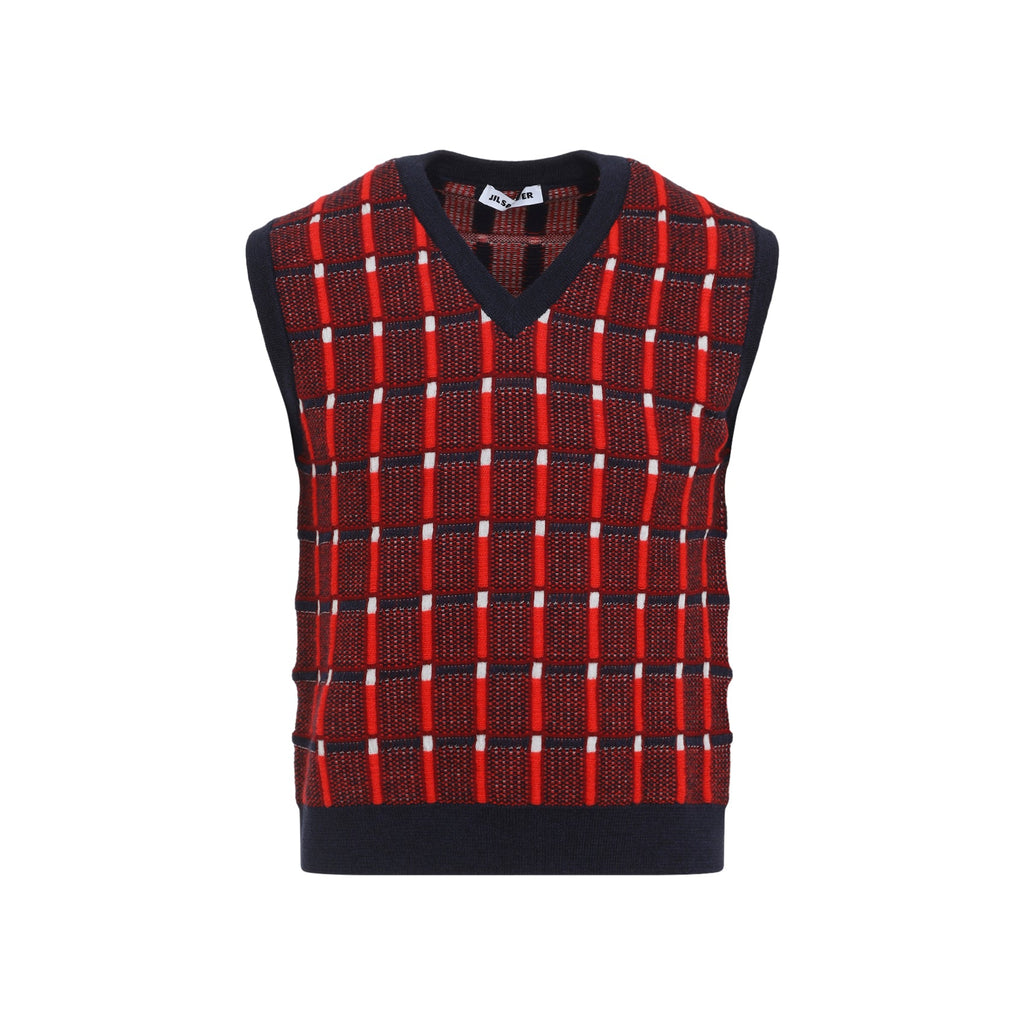 Jil Sander Sleeveless Knitted Vest Men