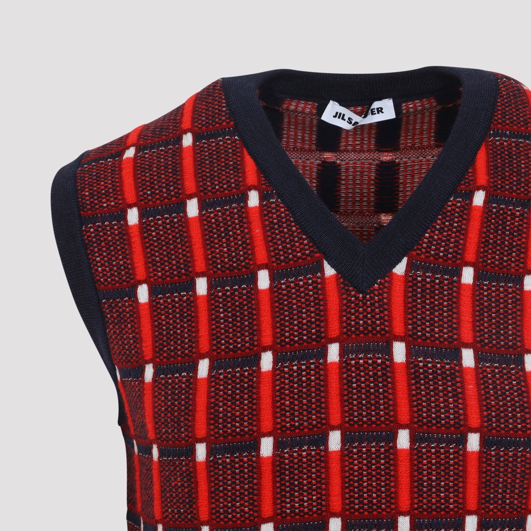 Jil Sander Sleeveless Knitted Vest Men
