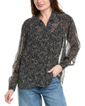 rag & bone Emmy Printed Silk-Blend Top