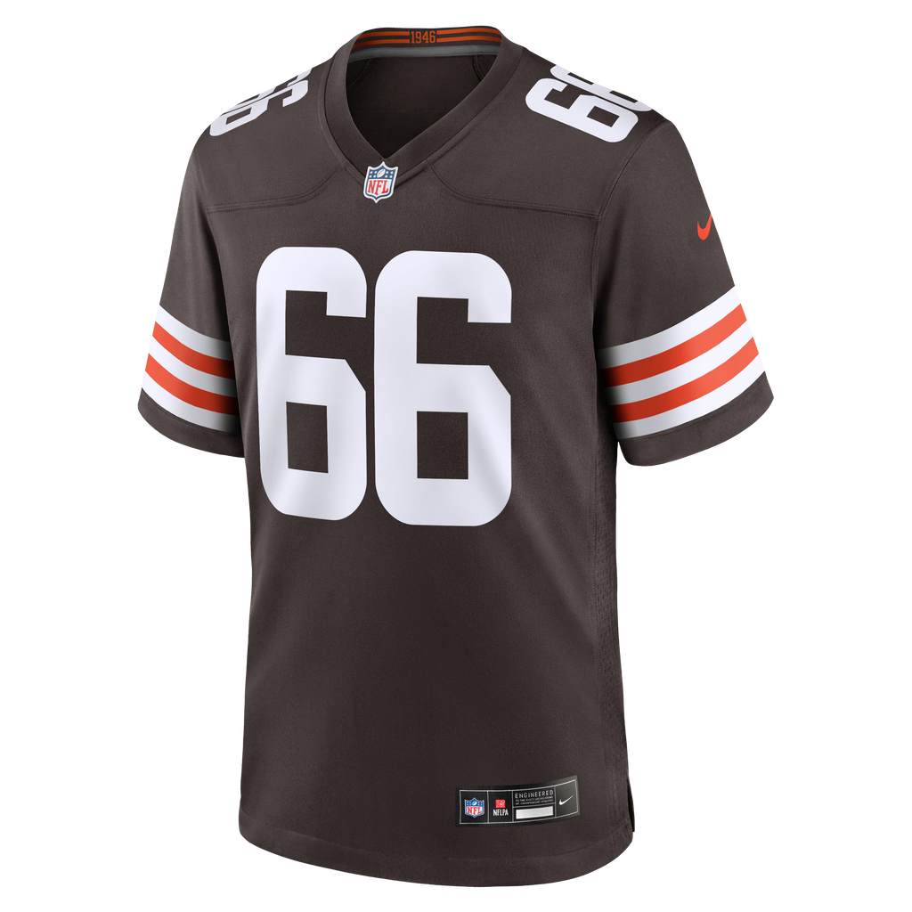 Cleveland Browns Joshua Miles Brown Team Game Jersey