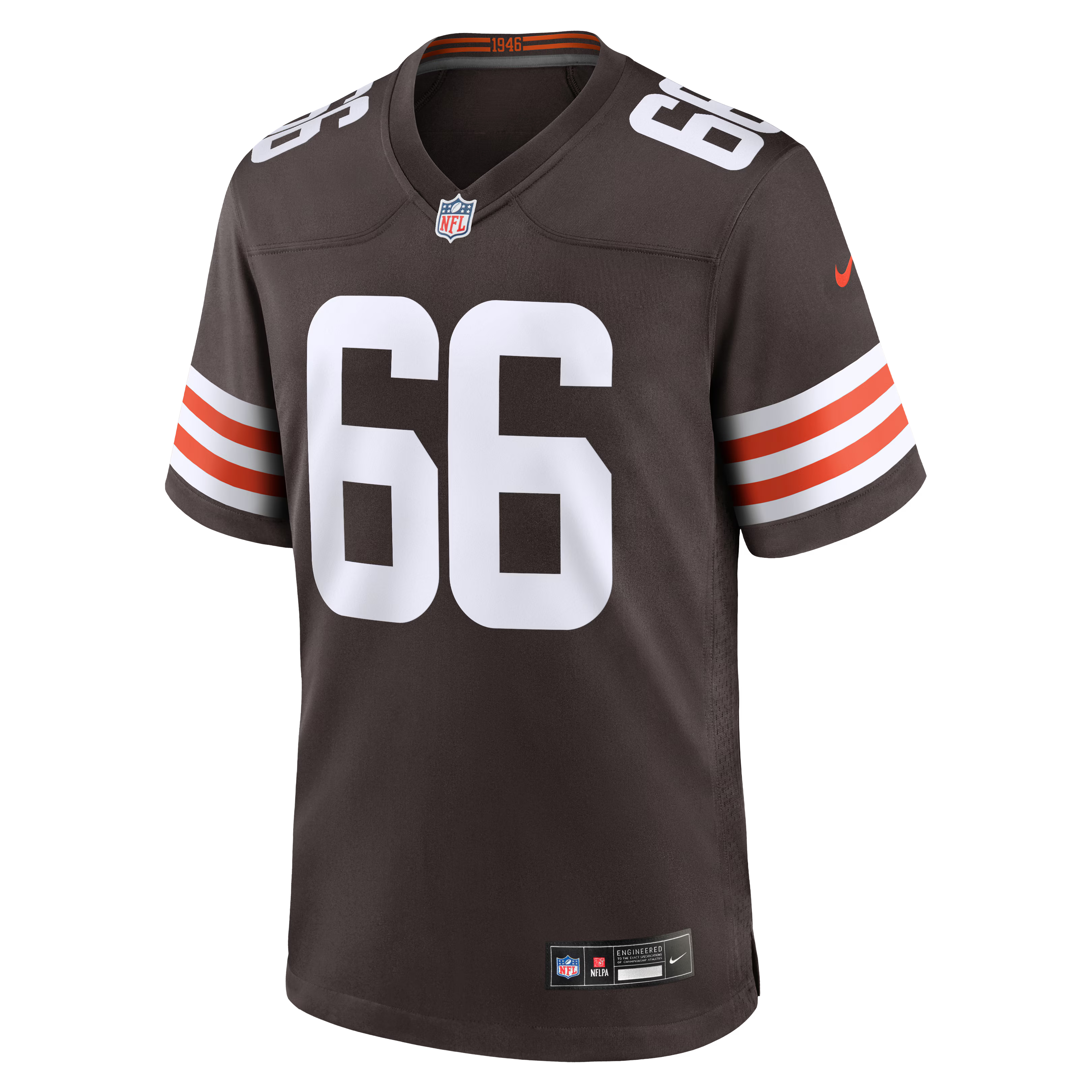 Cleveland Browns Joshua Miles Brown Team Game Jersey