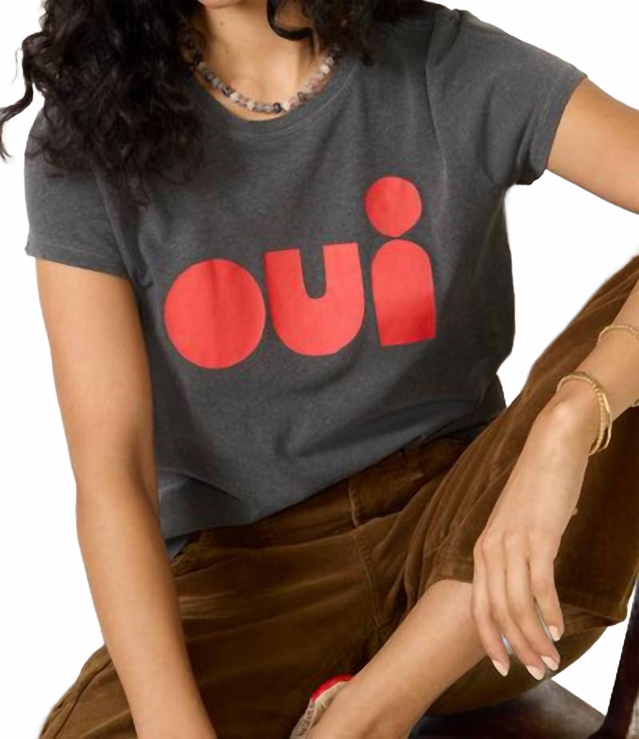 Classic Tee In Faded Black